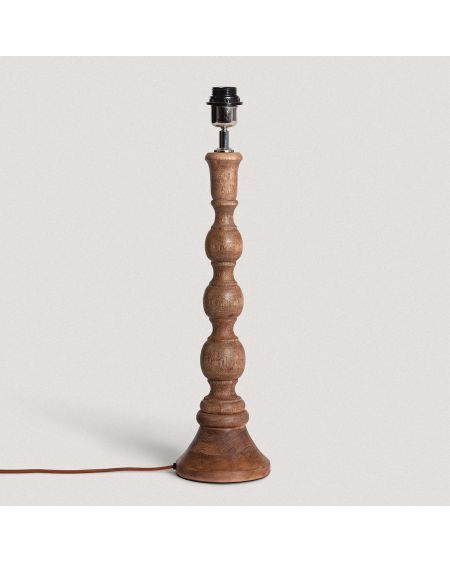 Pied de Lampe à Poser en bois Anand ILUZZIA