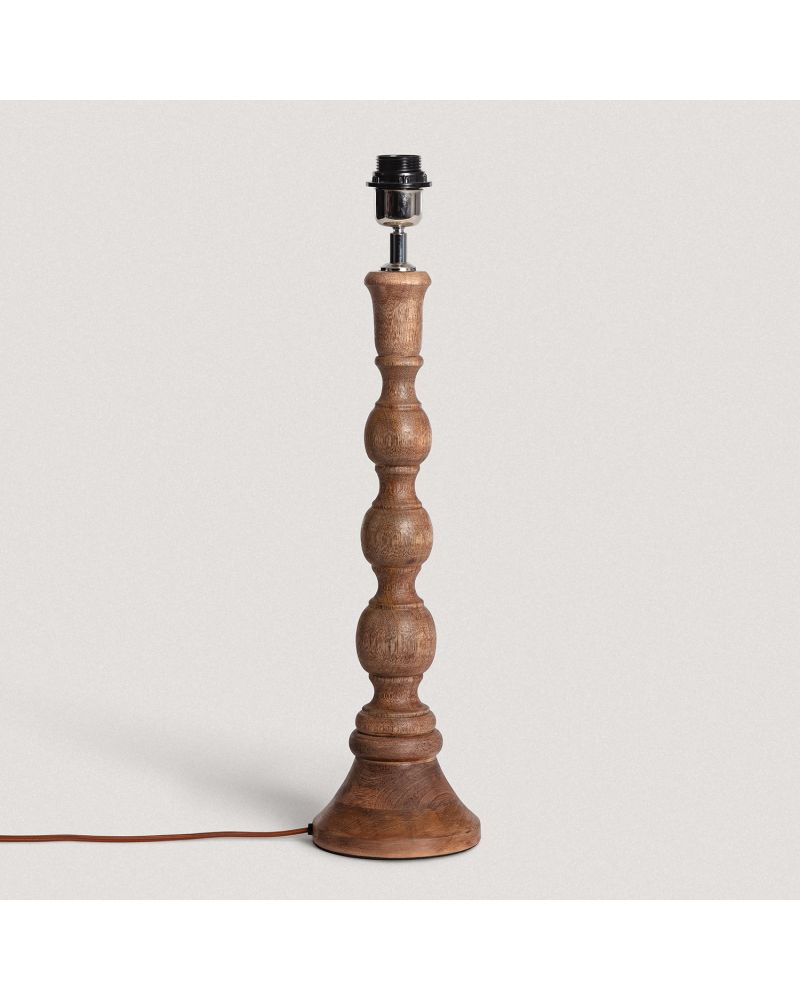 Pied de Lampe à Poser en bois Anand ILUZZIA