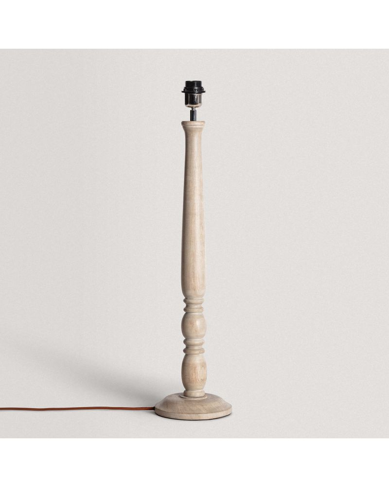 Pied de Lampe à Poser en bois Daksh ILUZZIA