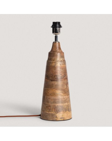 Pied de Lampe à Poser en bois Rajesh ILUZZIA