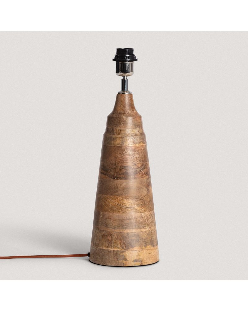 Pied de Lampe à Poser en bois Rajesh ILUZZIA Pied de Lampe à Poser en bois Rajesh ILUZZIA