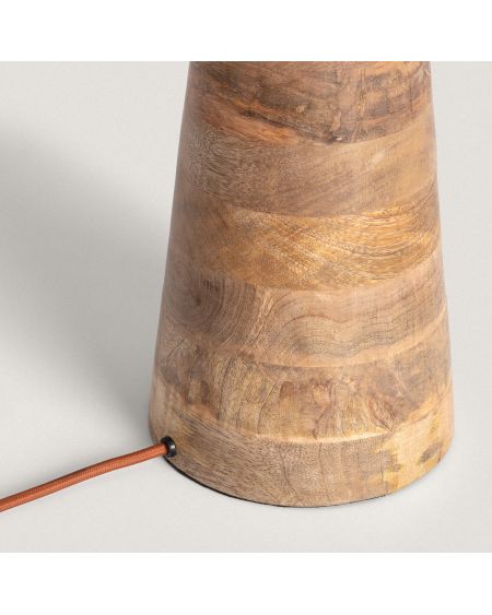 Pied de Lampe à Poser en bois Rajesh ILUZZIA