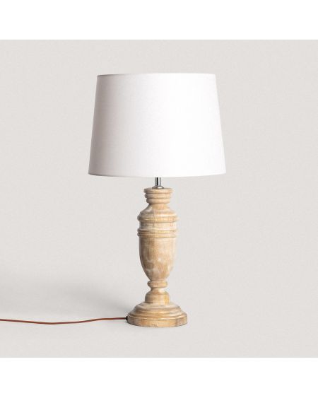 Lampe à Poser en bois Hausa ILUZZIA