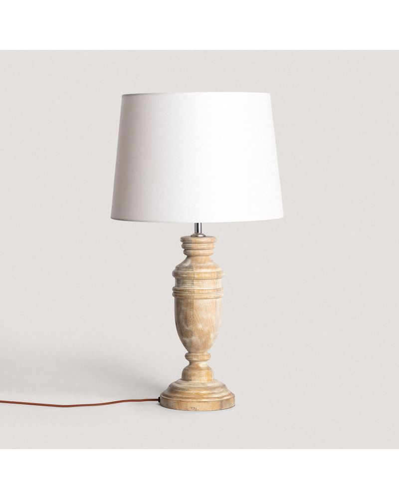 Lampe à Poser en bois Hausa ILUZZIA