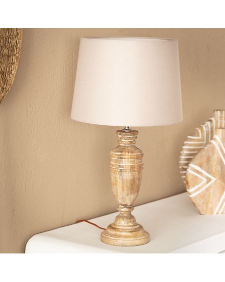 Lampe à Poser en bois Hausa ILUZZIA