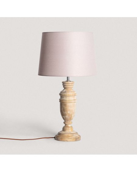 Lampe à Poser en bois Hausa ILUZZIA