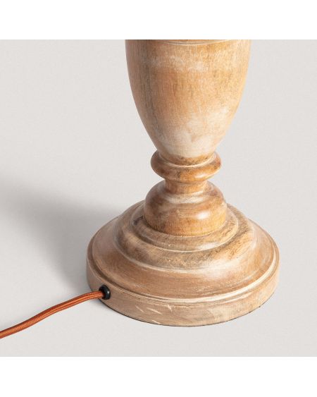 Lampe à Poser en bois Hausa ILUZZIA