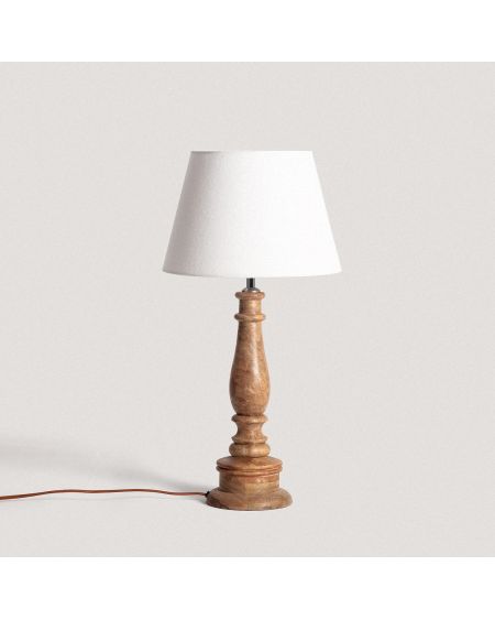 Lampe à Poser en bois Dinka ILUZZIA