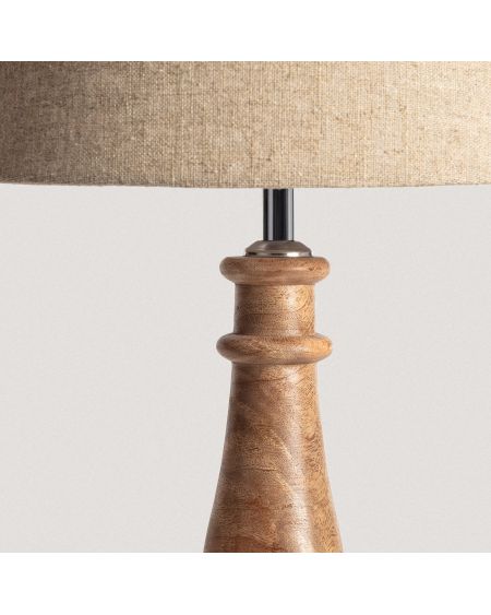 Lampe à Poser en bois Dinka ILUZZIA