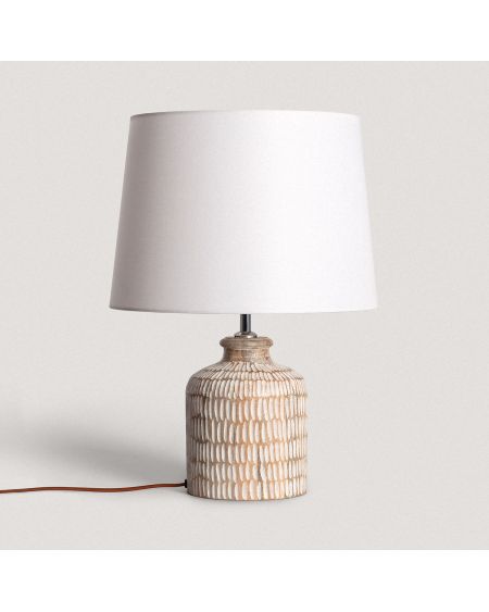 Lampe à Poser en bois Govesan ILUZZIA