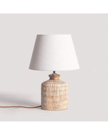 Lampe à Poser en bois Govesan ILUZZIA