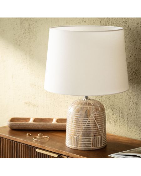 Lampe à Poser en bois Koson ILUZZIA