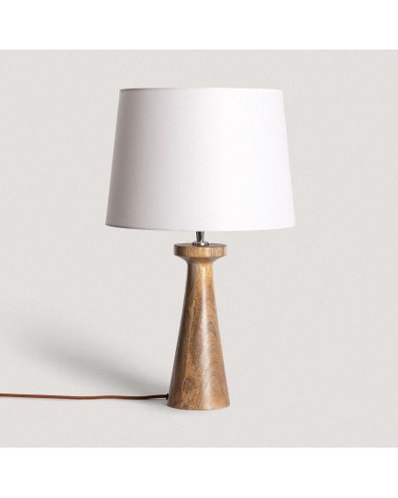 Lampe de table en bois Rani ILUZZIA