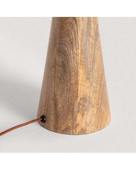 Lampe de table en bois Rani ILUZZIA