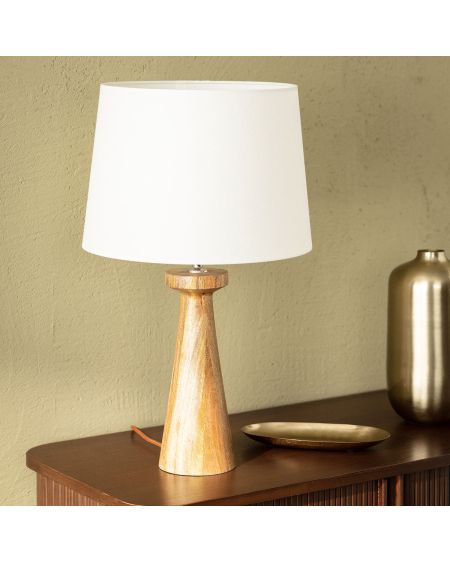 Lampe de table en bois Rani ILUZZIA