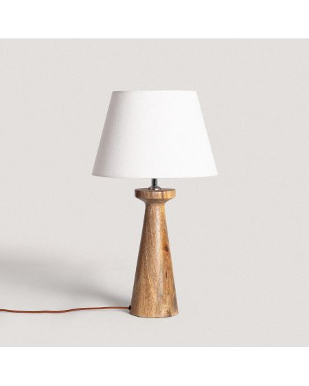 Lampe de table en bois Rani ILUZZIA