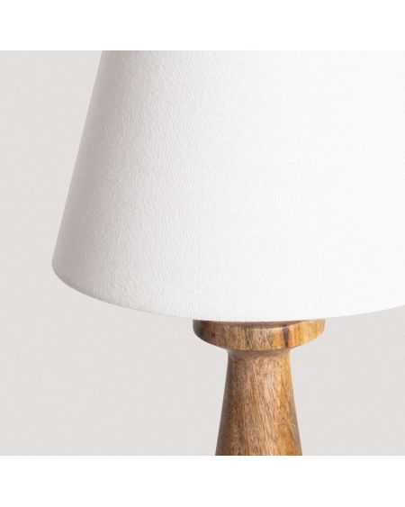 Lampe de table en bois Rani ILUZZIA