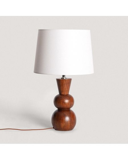 Lampe à Poser en bois Vinda ILUZZIA
