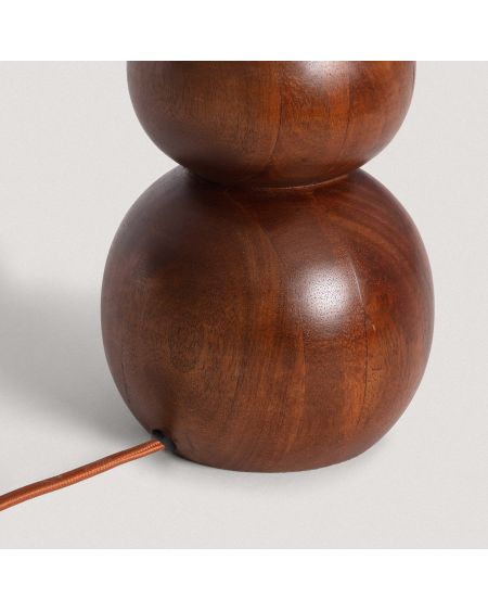 Lampe à Poser en bois Vinda ILUZZIA