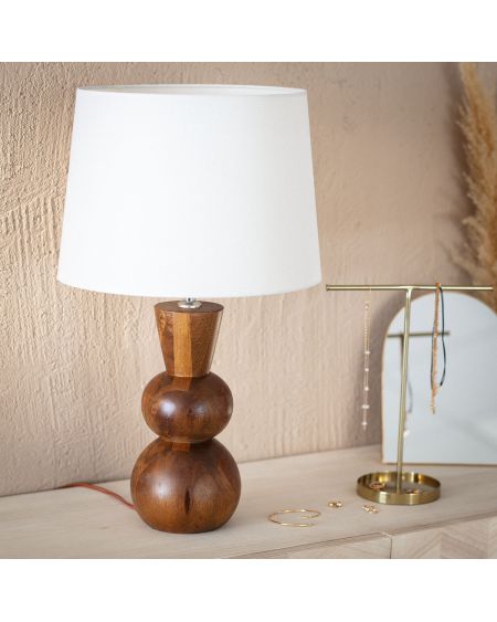 Lampe à Poser en bois Vinda ILUZZIA