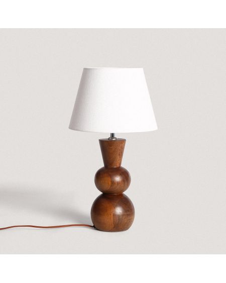 Lampe à Poser en bois Vinda ILUZZIA