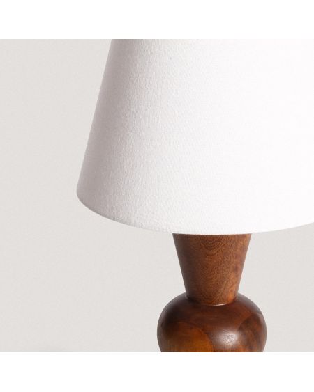 Lampe à Poser en bois Vinda ILUZZIA