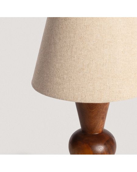 Lampe à Poser en bois Vinda ILUZZIA