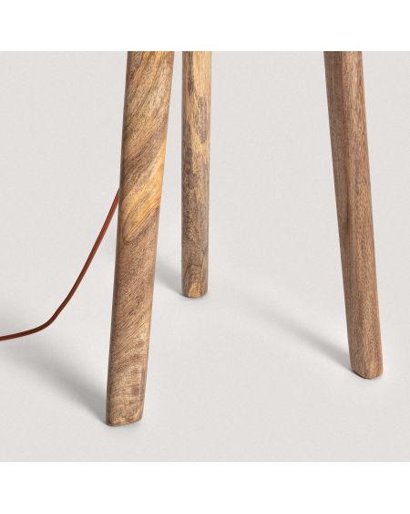 Lampadaire en bois Kumar ILUZZIA