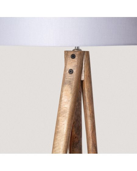 Lampadaire en bois Kumar ILUZZIA