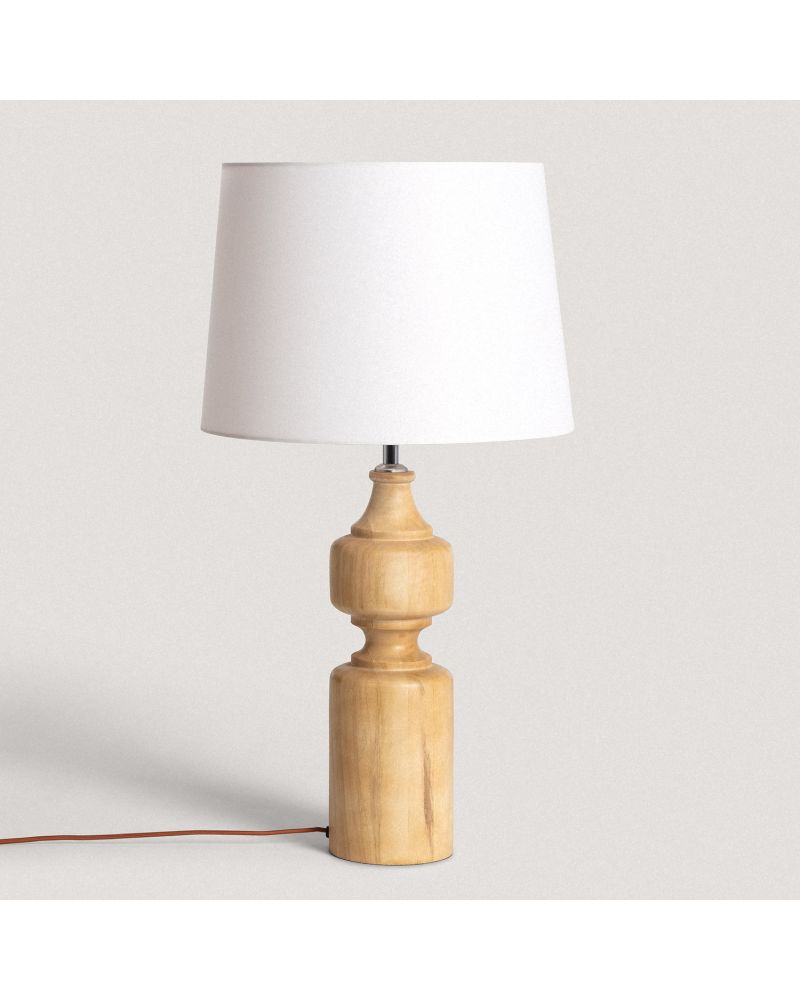 Lampe à Poser en bois Sansa ILUZZIA Lampe à Poser en bois Sansa ILUZZIA