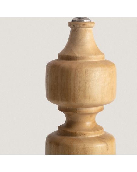 Lampe à Poser en bois Sansa ILUZZIA