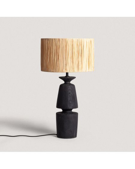 Lampe à Poser Bois Alaia ILUZZIA