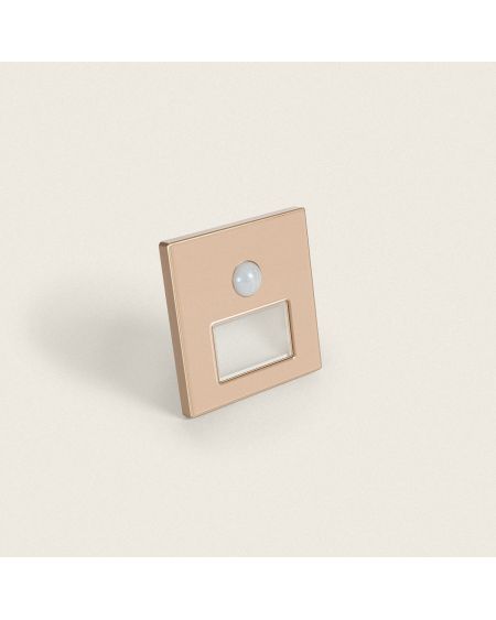 Balise Murale LED 1,5W Encastrable avec Détecteur PIR Indra