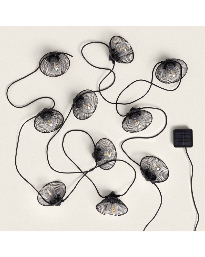 Guirlande Solaire Extérieure d'Ampoules LED Kodos 6.5m Guirlande Solaire Extérieure d'Ampoules LED Kodos 6.5m