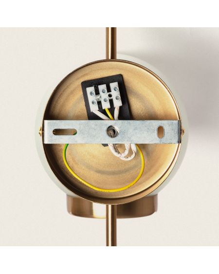 Lampe Murale Extérieur en Métal et Verre Rafha