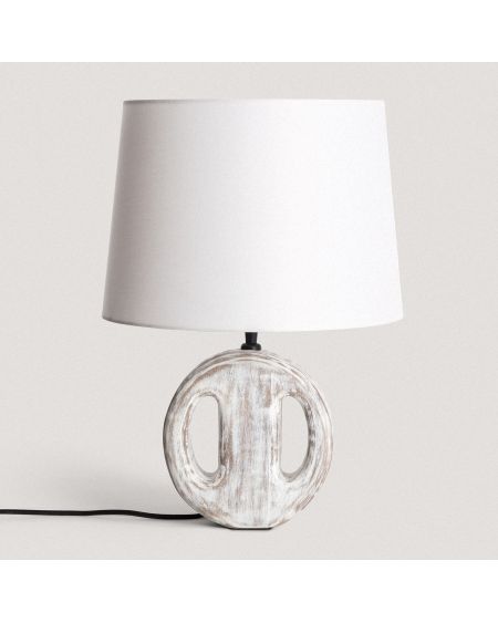 Lampe à Poser en bois Chandra ILUZZIA