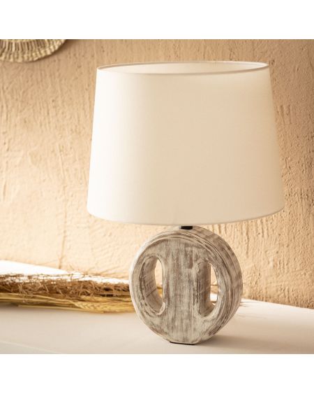 Lampe à Poser en bois Chandra ILUZZIA
