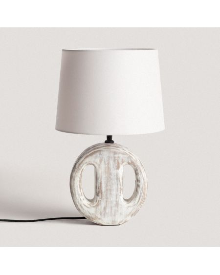 Lampe à Poser en bois Chandra ILUZZIA