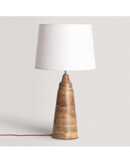 Lampe à Poser en bois Rajesh ILUZZIA
