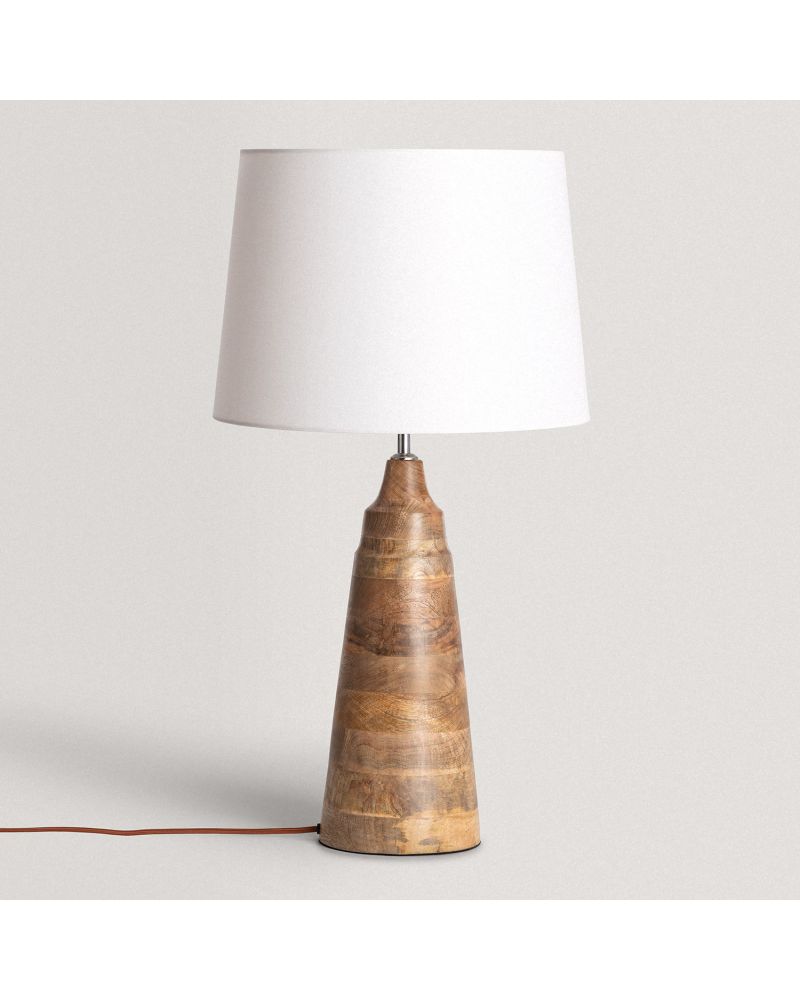 Lampe à Poser en bois Rajesh ILUZZIA