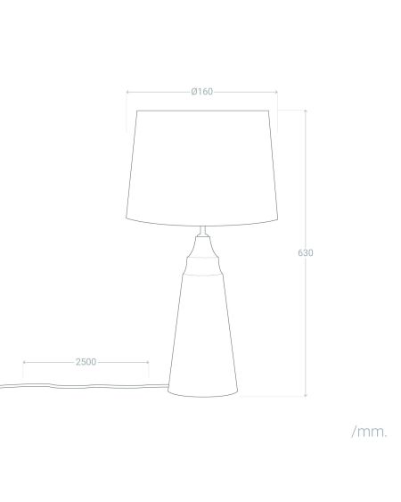 Lampe à Poser en bois Rajesh ILUZZIA