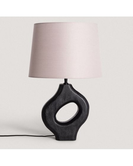Lampe à Poser en bois Dhara ILUZZIA