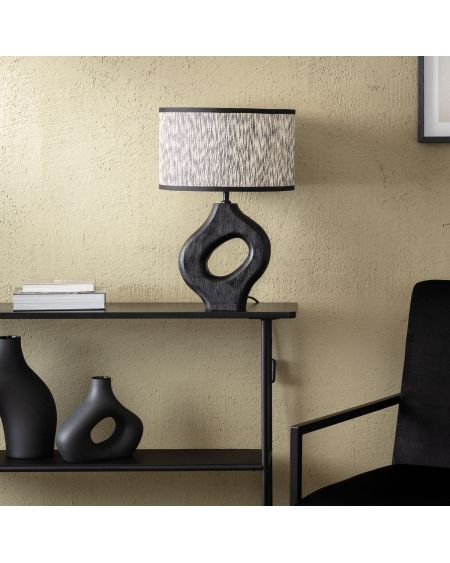 Lampe à Poser en bois Dhara ILUZZIA