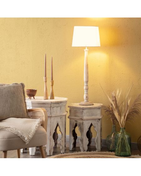 Lampe à Poser en bois Daksh ILUZZIA