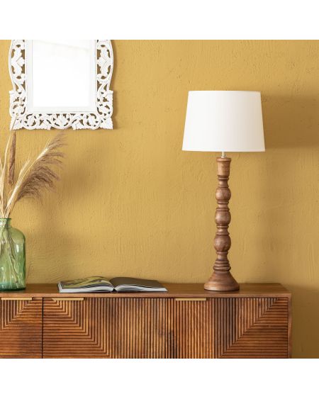 Lampe à Poser en bois Anand ILUZZIA
