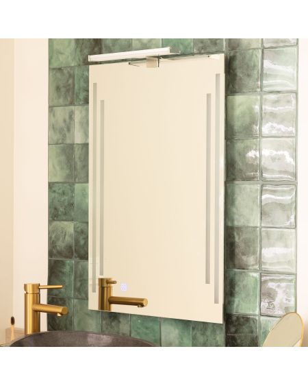 Miroir Salle de Bain avec Éclairage LED et Anti-Buée 70x50 cm Taif