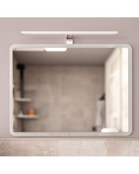 Miroir Salle de Bain avec Éclairage LED et Anti-buée Benin 80x60 cm