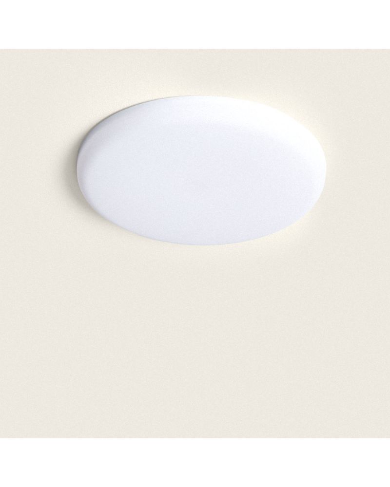 Dalle LED Ronde 18W en Saillie Coupe Ajustable Ø50-190 mm avec Boîtier de Connexions