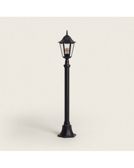 Balise Extérieure en Saillie sur Pied 185 cm Black Traditional