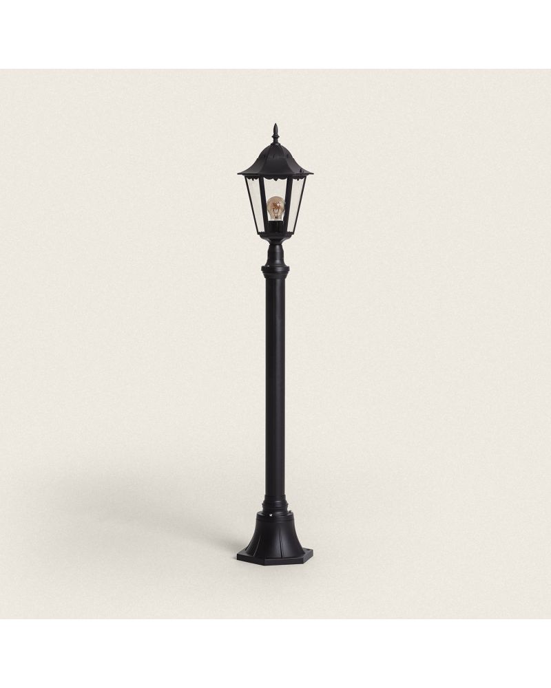 Balise Extérieure en Saillie sur Pied 185 cm Black Traditional